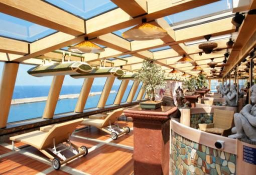 Solarium del Samsara Spa, el más grande de los 7 mares